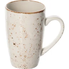 Кружка «Крафт Вайт» фарфор 285мл D=7,H=11,L=11см белый,коричнев.