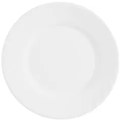 Тарелка пирожковая «Трианон» стекло D=150,H=15мм белый