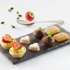 Блюдо для подачи «Базальт» керамика ,L=20,B=10см черный,матовый, изображение 3