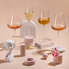 Бокал для вина «Призма» хр.стекло 0,528л D=92/65,H=240мм прозр., изображение 2