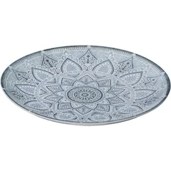 Тарелка «Вавилон» фарфор D=27см белый,синий, изображение 2