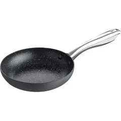 Frying pan “Whitford”  cast aluminum, stainless steel  0.8 l  D=18, H=4 cm  graphic, black