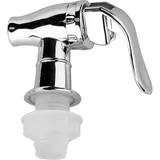 Кран для диспенсера пластик D=14,L=180,B=30мм серебрист.