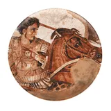 Блюдо для пиццы «Месопотамия Османия» фарфор D=32см коричнев.