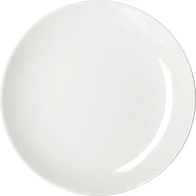 Тарелка «Кунстверк» мелкая без борта фарфор D=220,H=23мм белый, Диаметр (мм): 220
