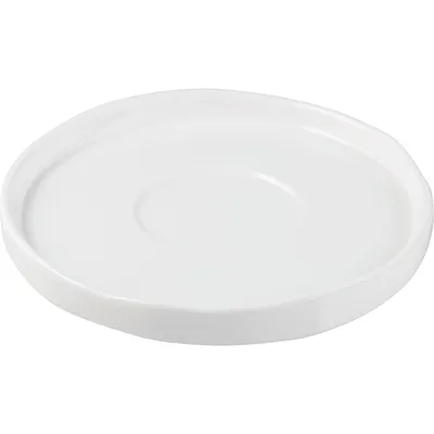 Блюдце «Эггшелл» с бортом фарфор D=15,5см белый, изображение 2
