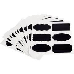 Label for marking[72pcs] polyvinyl cotton black