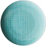 Тарелка фарфор D=17см голуб.