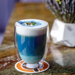 Бокал для горячих напитков «Проотель» двойные стенки термост.стекло 350мл D=80,H=115мм прозр., изображение 4