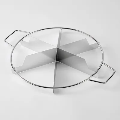 Делитель для торта на 6 кусков сталь нерж. D=25,5,L=34см металлич., изображение 3