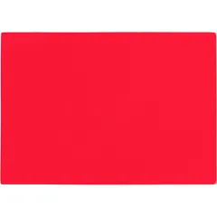 Cutting board plastic ,H=18,L=500,B=350mm red