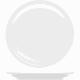 Тарелка «Америка» мелкая фарфор D=18,5см белый