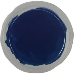 Plate “Nau” ceramics D=25.5cm blue