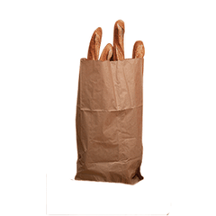 Пакет д/хлеба[100шт] бумага ,L=60,B=30см коричнев.