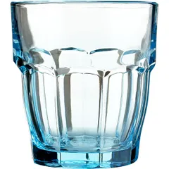 Old fashion "Rock Bar Lounge" glass 270ml D=84,H=93mm blue.