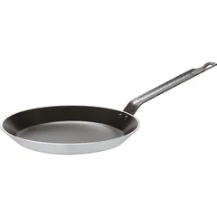 Pan for pancakes  aluminum, teflon  D=290, H=20, L=535mm  black, silver.