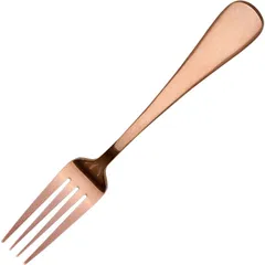 Table fork stainless steel copper