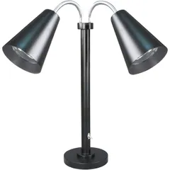 Heating lamp stainless steel 220W black