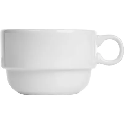 Чашка чайная «Акапулько» фарфор 250мл D=90,H=60,B=61мм белый, Объем по данным поставщика (мл): 250