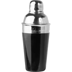 European shaker “Probar”  stainless steel, vinyl  0.7 l  D=86, H=330mm  black, silver.