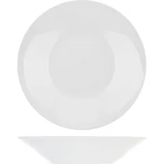 Deep plate “Collage”  porcelain  0.75 l  D=22.5 cm  white