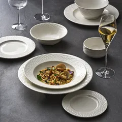 Тарелка «Морелла» мелкая фарфор D=20,2см белый, изображение 4