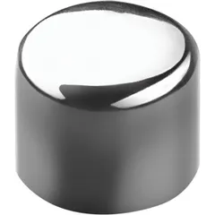 Cover-plug for siphon  stainless steel  D=22mm  metal.