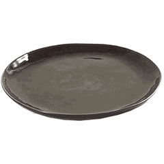 Dish “Pure” ceramics D=34cm gray