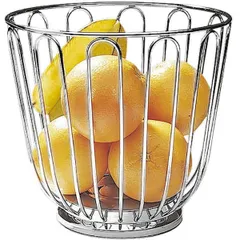 Fruit basket  stainless steel  D=21.5, H=20cm  metal.