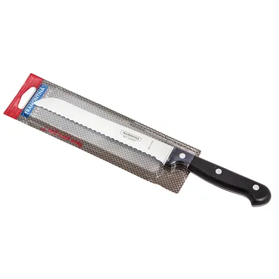 Нож «Ультракорт» для хлеба сталь,пластик ,L=30/17,5см черный, изображение 2