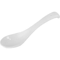 Spoon for miso soup “Kunstwerk”  porcelain ,H=13,L=150,B=40mm white