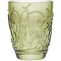 Highball “Verde Oliva” glass 280ml D=85,H=155mm olive.