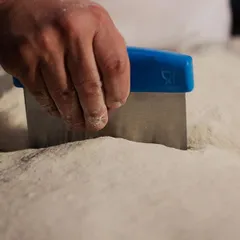 Скребок/разделитель теста сталь нерж.,пластик ,L=150,B=75мм синий, изображение 2