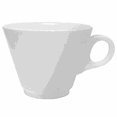 Tea cup “Simplicity”  porcelain  280ml  D=105, H=75mm  white