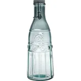 Бутылка с пробкой с декором стекло 1л D=98,H=280мм прозр.