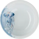 Салатник «Тренд» Медуза фарфор 230мл D=14см белый,синий