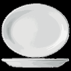 Dish “Acapulco” oval  porcelain ,H=30,L=290,B=235mm white