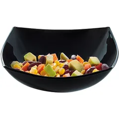 Салатник «Квадрато» стекло 1,6л ,H=8,L=24,B=24см черный, изображение 2