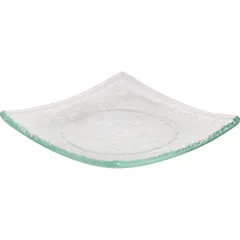 Square salad bowl “Mini”  glass , L=77, B=77mm  clear, green.