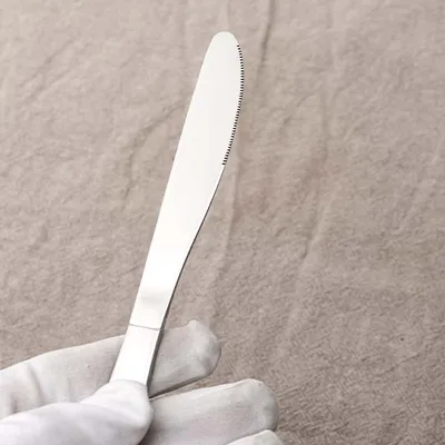 Нож столовый «Визув» сталь нерж. ,L=210/100,B=2мм металлич., изображение 3