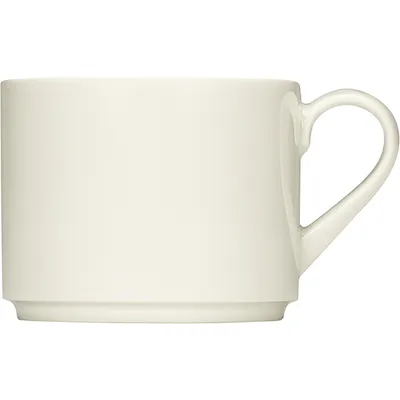 Чашка кофейная «Пьюрити» эко-кост. фарф. 220мл D=75,H=67мм белый