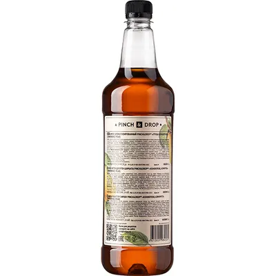 Сироп «Груша Конференция» Pinch&Drop пластик 1л D=83,H=267мм, Состояние товара: Новый, Вкус: Груша, Материал: Пластик, Объем по данным поставщика (мл): 1000, изображение 2