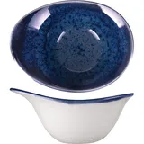 Salad bowl “Vesuvius” porcelain 450ml blue