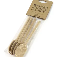 Ложка десертная «Мерси» набор[4шт] дерево ,L=140,B=25мм, изображение 2