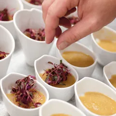 Салатник для комплимента «Импульс» фарфор 80мл ,H=6,L=8,B=6см белый, изображение 2