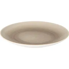 Plate “Gray Aurora” ceramics D=21cm ivory