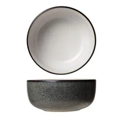 Салатник «Сиель блан» керамика 300мл D=11,H=5см белый,черный