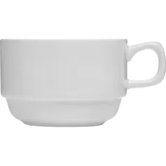 Tea cup “Kunstwerk”  porcelain  200ml  D=85, H=50, L=110mm  white