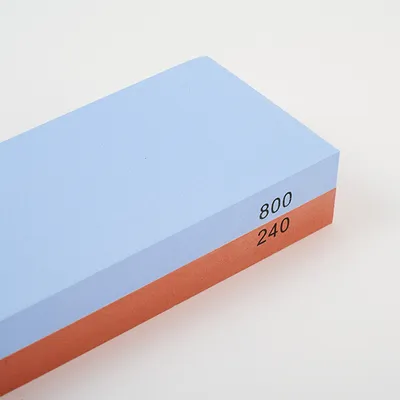 Камень точильный абразивность 240/800 голуб.,оранжев., изображение 2