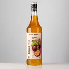 Сироп «Маракуйя» Pinch&Drop стекло 1л D=85,H=330мм желт., изображение 4